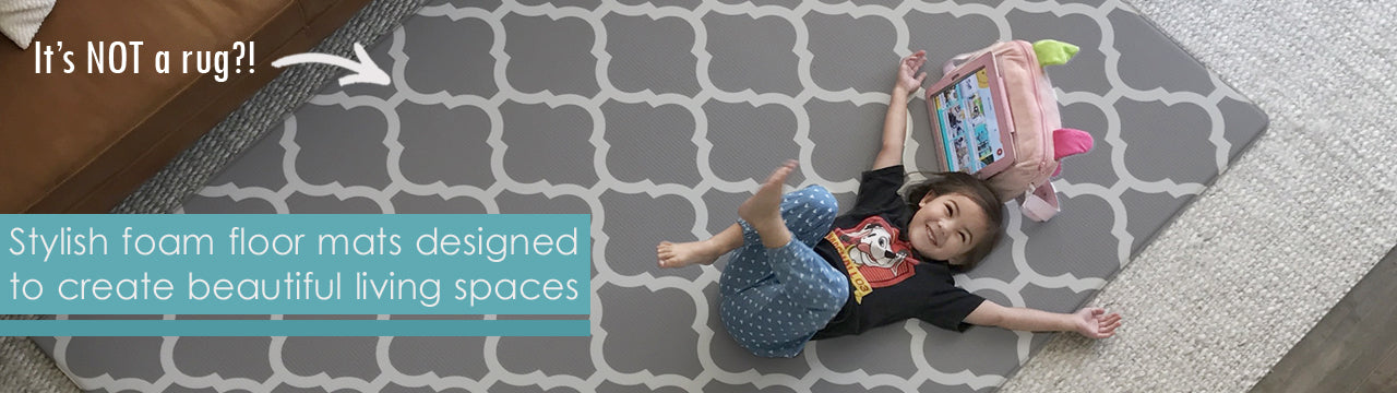 Our gorgeous play mats make your home more beautiful for play, work, and everyday living